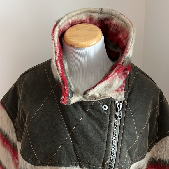 NWT Free People | Montana Slouchy Wool Moto Jacket Medium - Picture 5 of 16